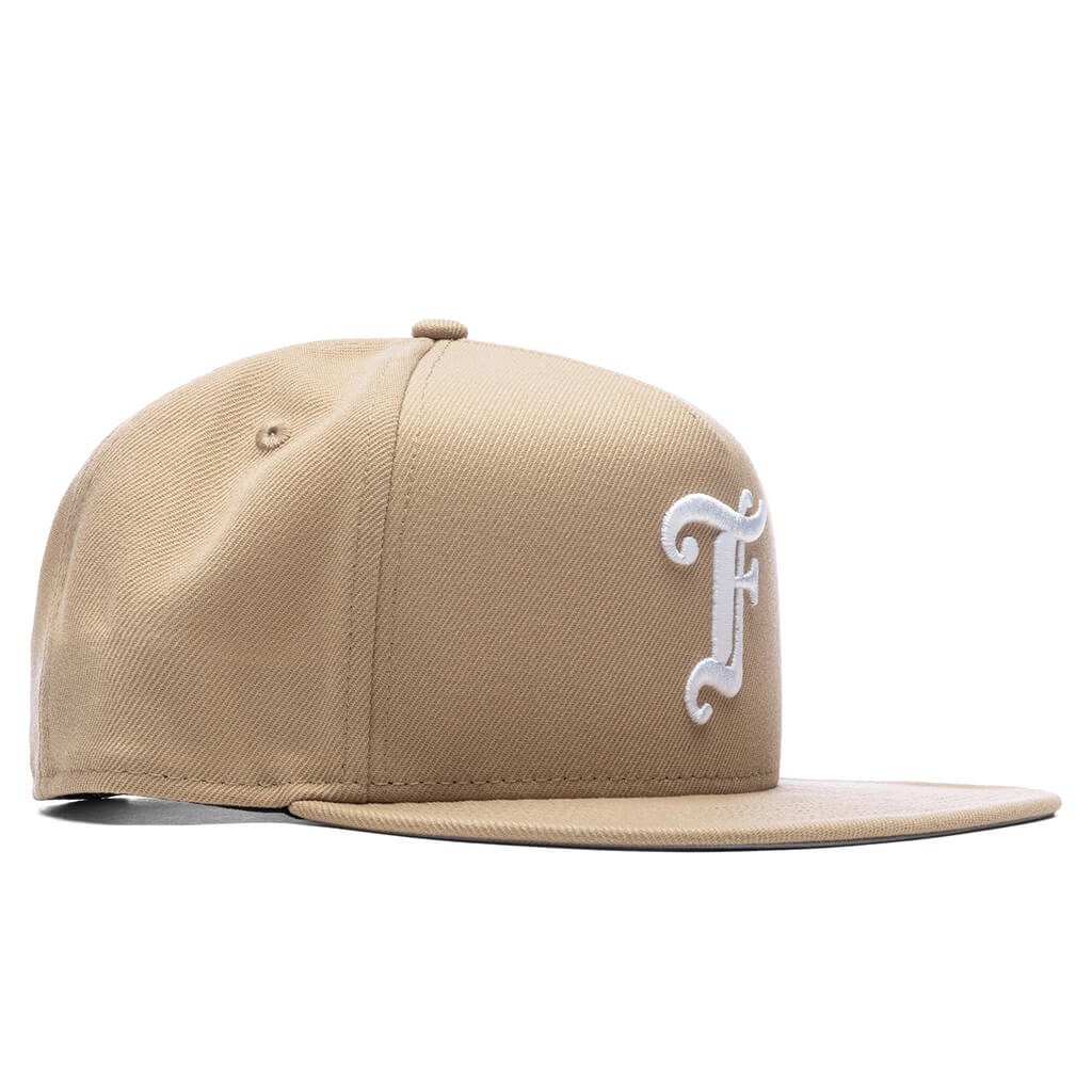 FEATURE x New Era 9Fifty A Frame Old English F Snapback Camel