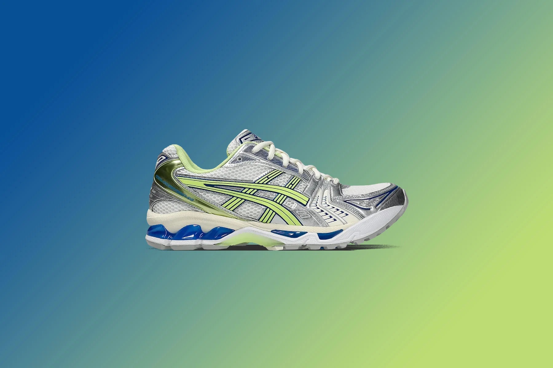 Gel Kayano 14 White Lime Green