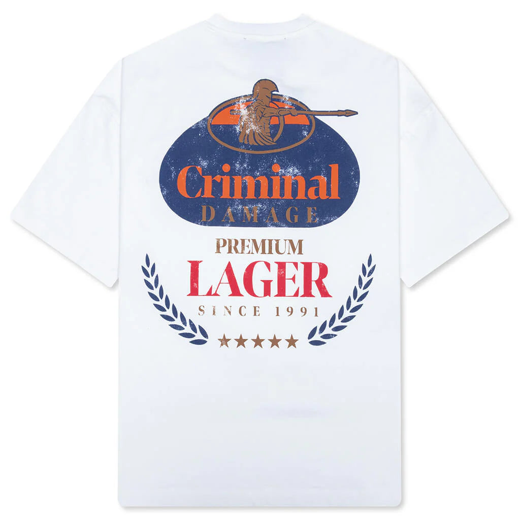 Premium Lager Tee Off White