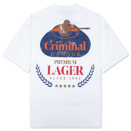 Premium Lager Tee Off White