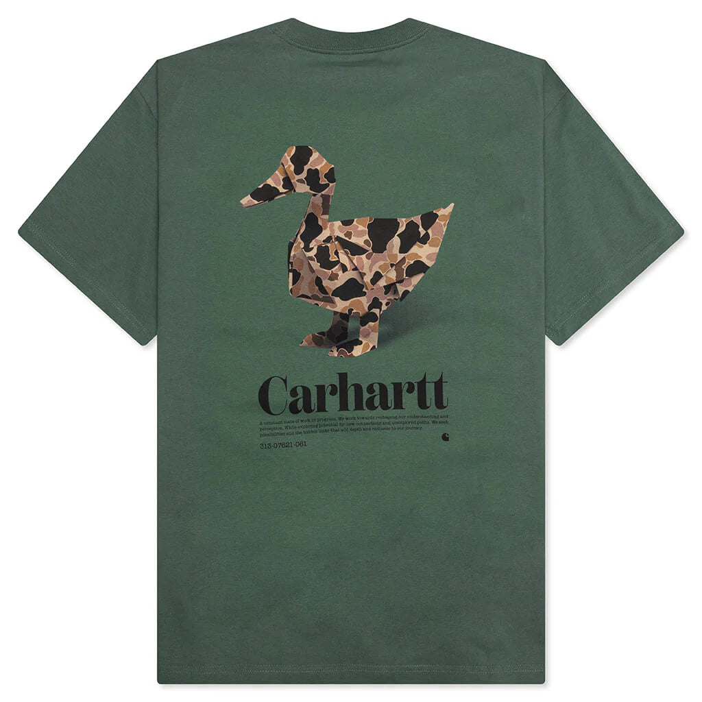 Fold Duck S S T Shirt Duck Green