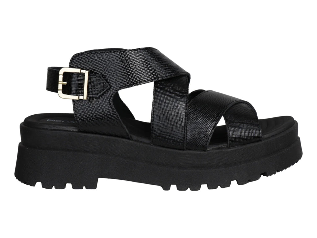 Sandalias Piccadilly Plataforma Negro para Mujer