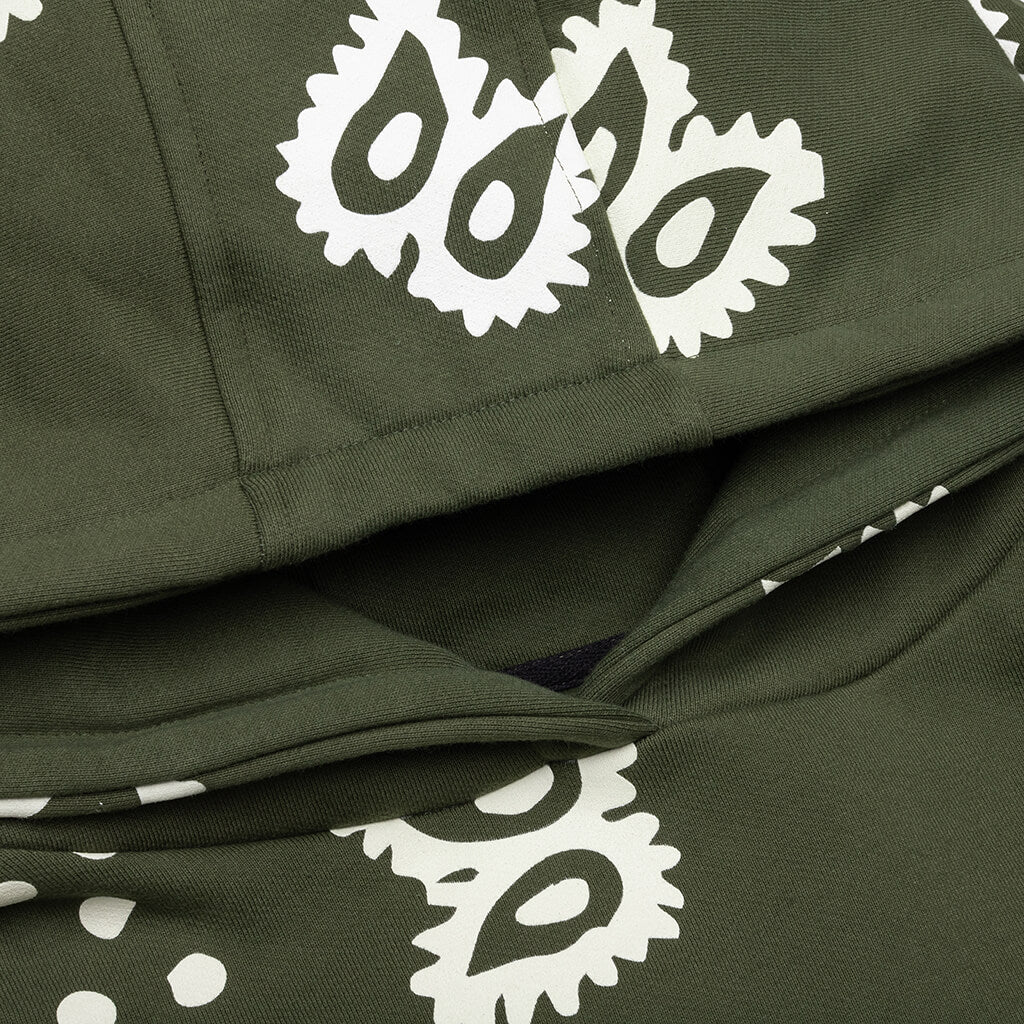 Bandana Hoodie Olive