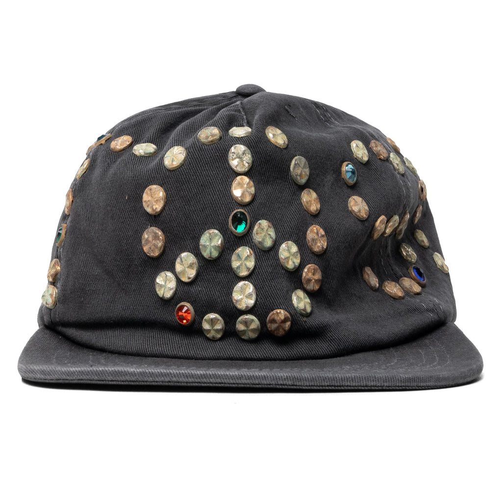 Studded Wrap Around Hat Black