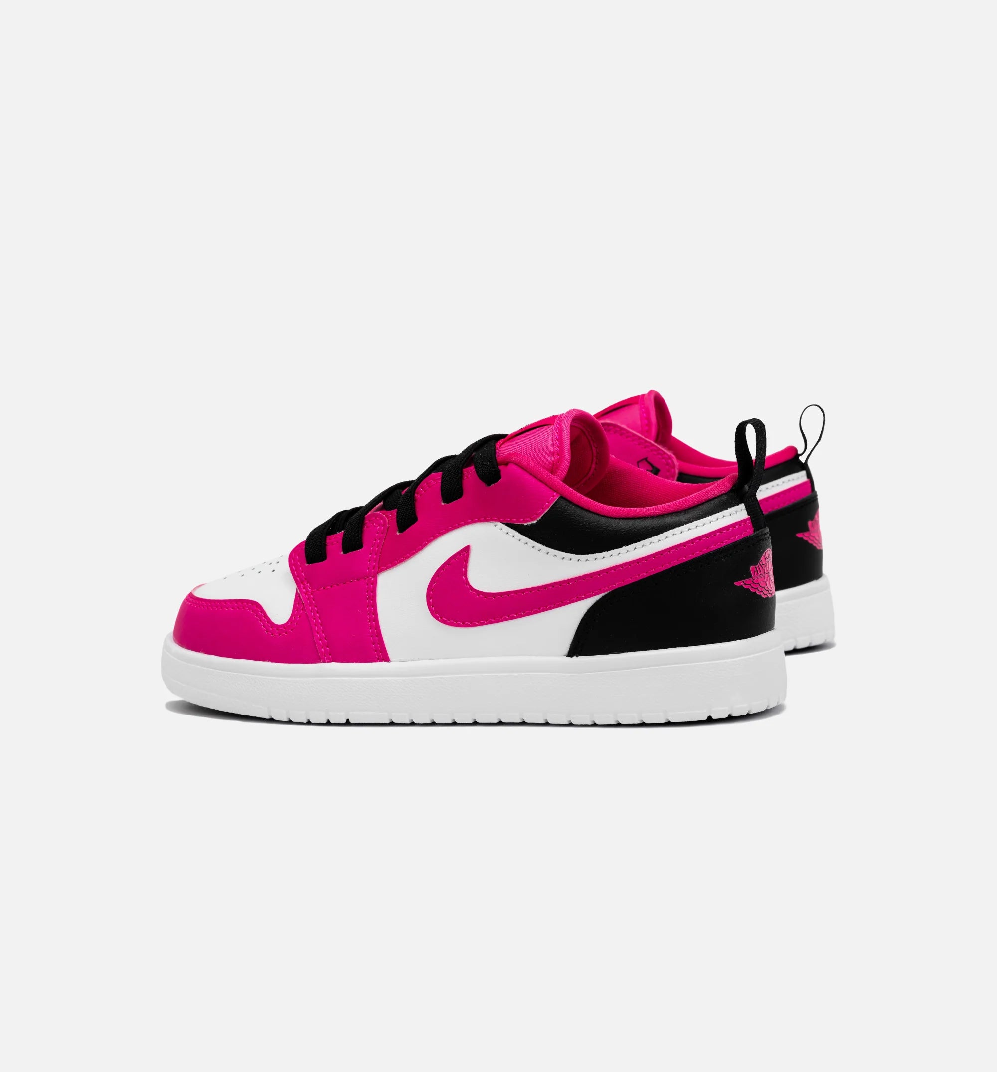 Air Jordan 1 Retro Low Fierce Pink Preschool Lifestyle Shoe White Fierce Pink