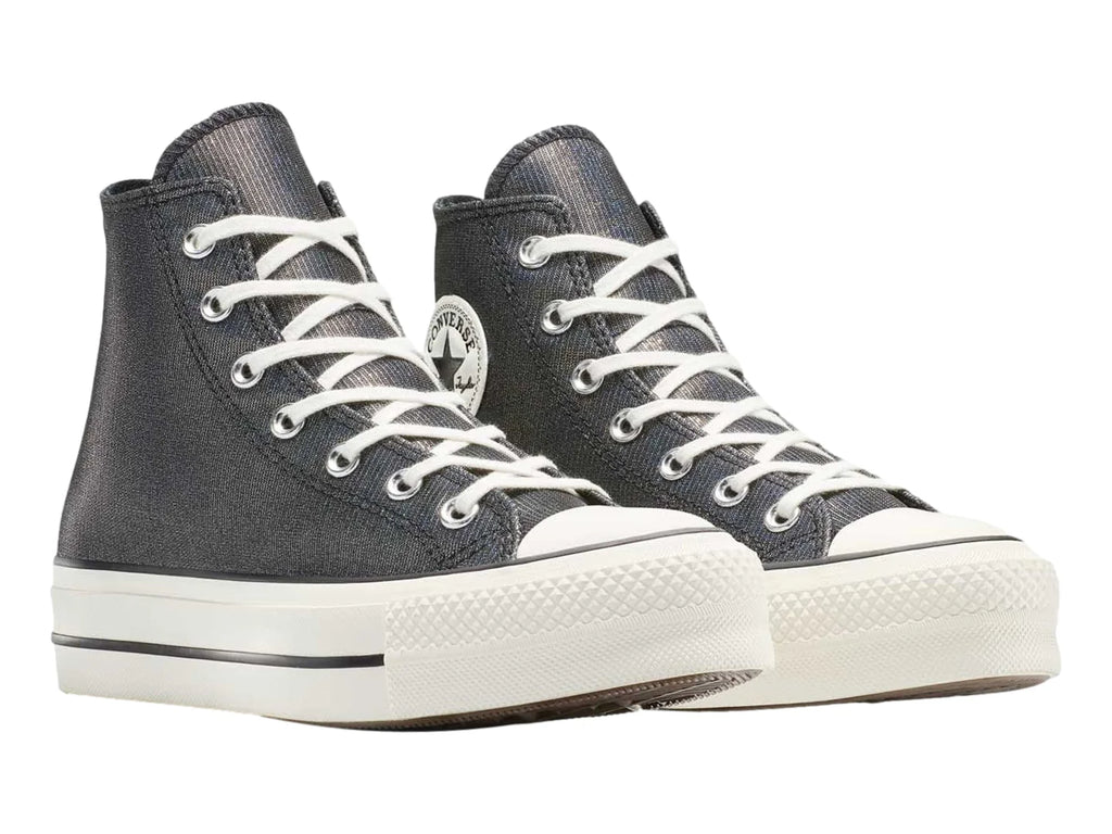 Tenis Converse CTAS Lift Platform Sparkle Negro para Mujer
