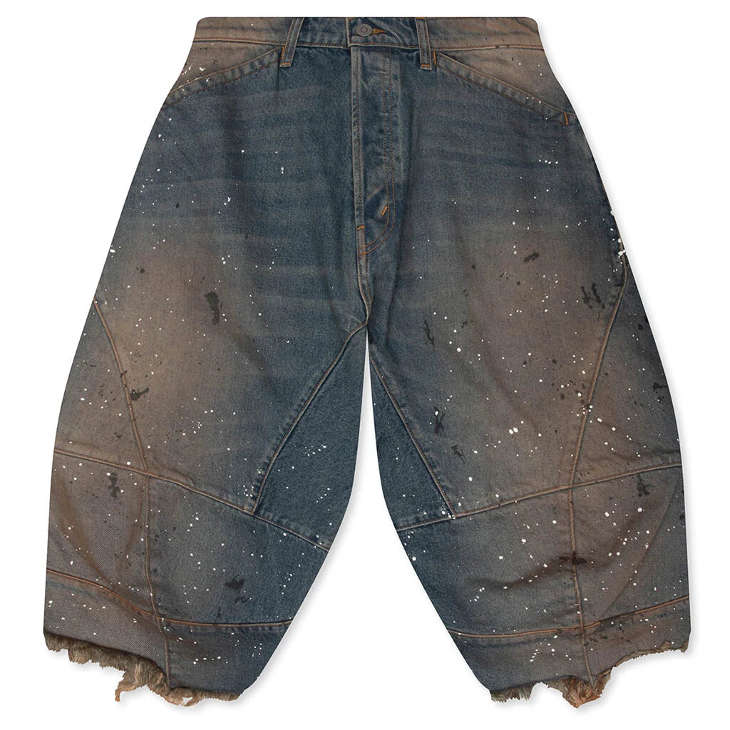 Acid Rain Short Blue Denim