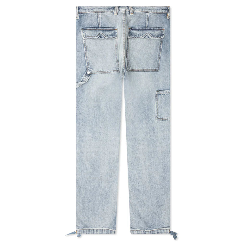 Reza Denim Double Knee Pant Indigo