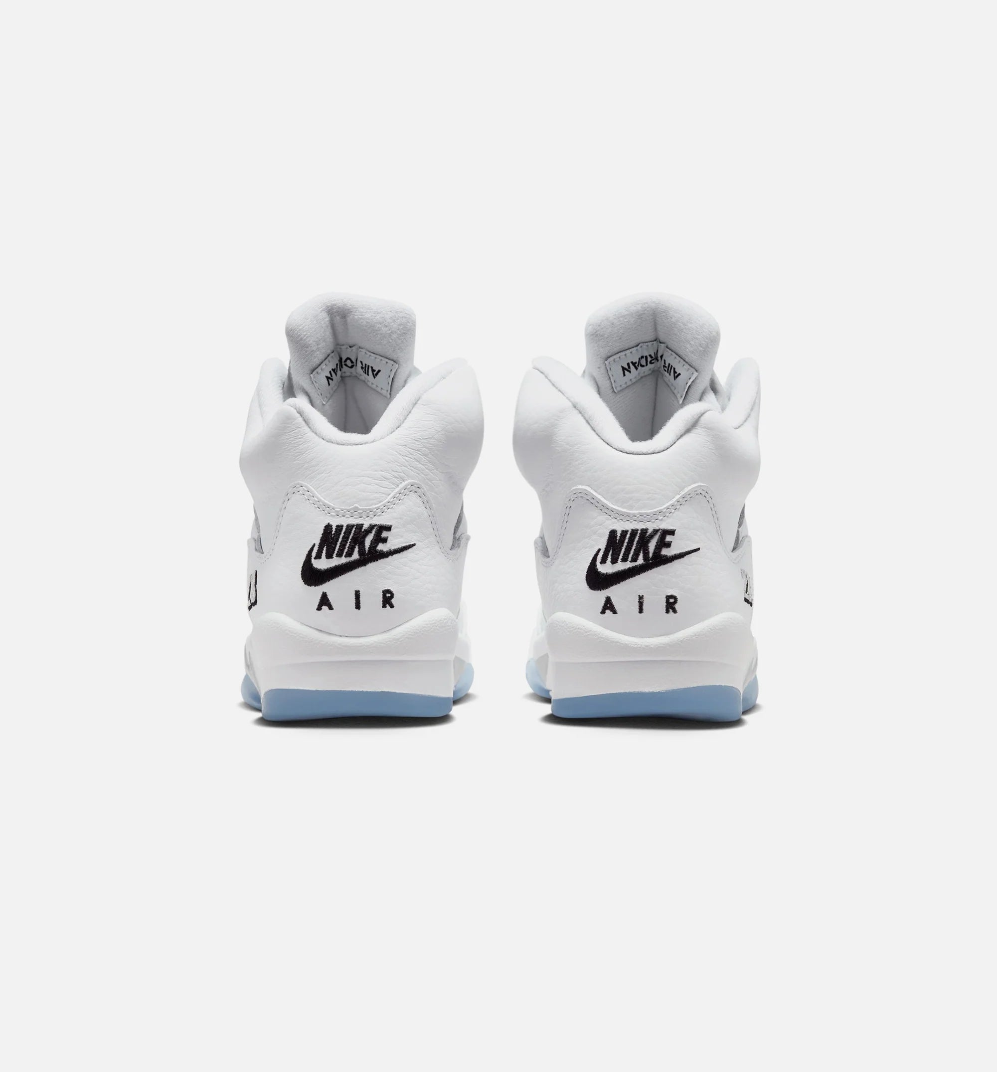 Air Jordan 5 Retro OG White Metallic Grade School Lifestyle Shoe White Black Metallic Silver Free Shipping