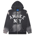 Collegiate Arch Zip Hoodie Black
