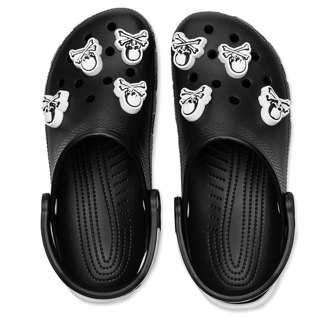 Mastermind Japan x Crocs Classic Clog Black White