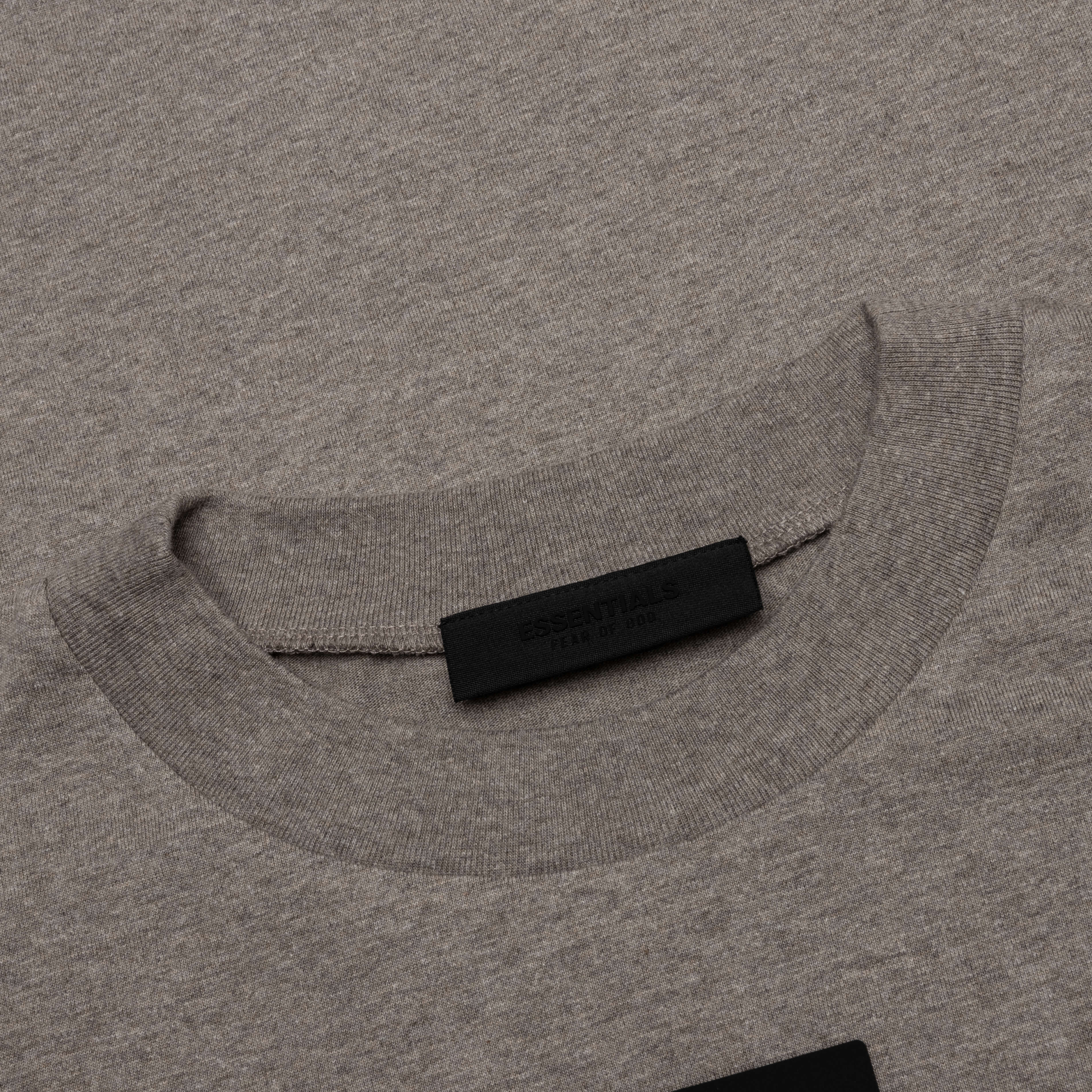 Essentials L S Tee Heather Grey