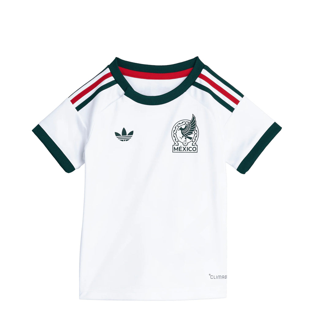 adidas Mexico Away Soccer Baby Kit 2026 White