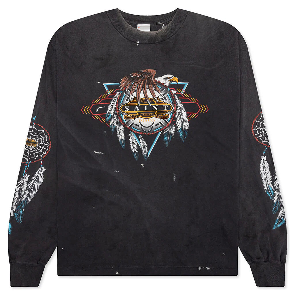 Saint Michael X Teflon Disco Mx6 Saint Disco L S Tee Black