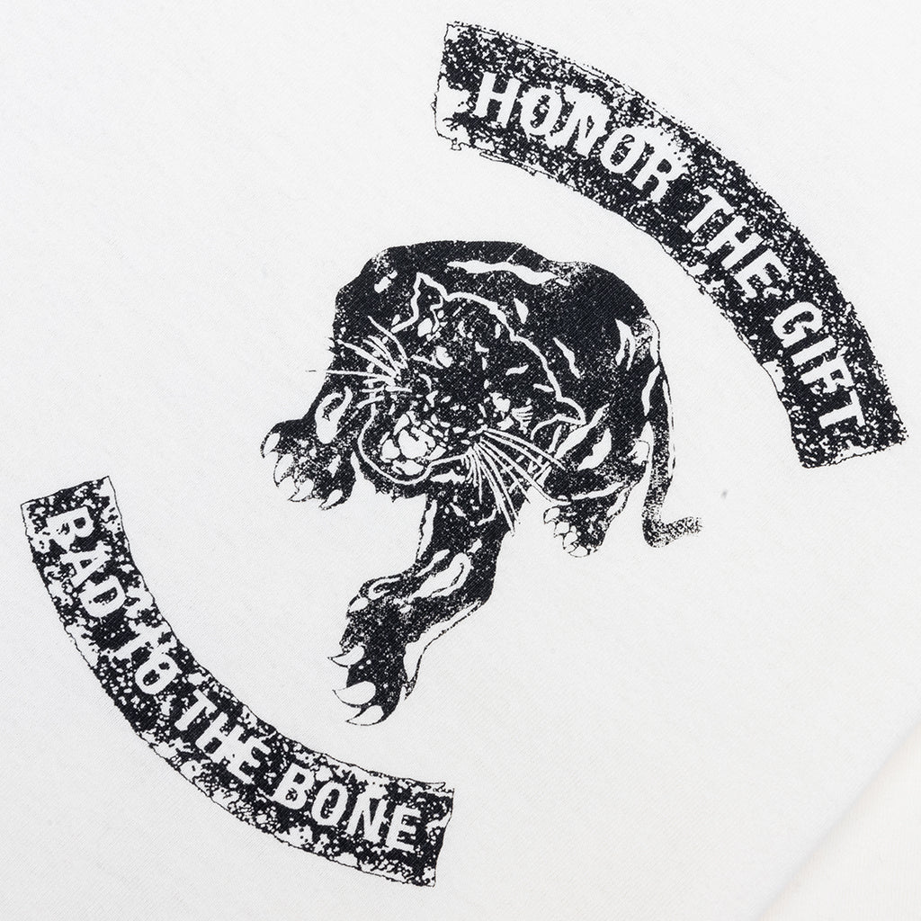 Bad To The Bone Tee White