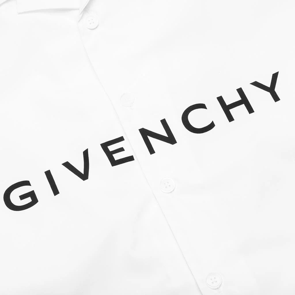Archetype Hawaiian Shirt White Black