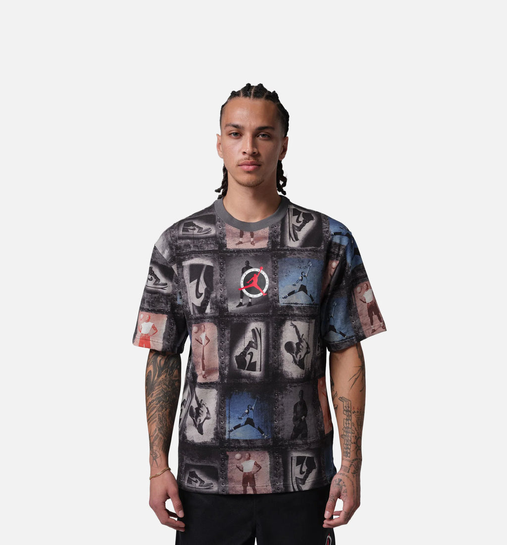 Flight Club All Over Print Mens Short Sleeve Shirt Sail