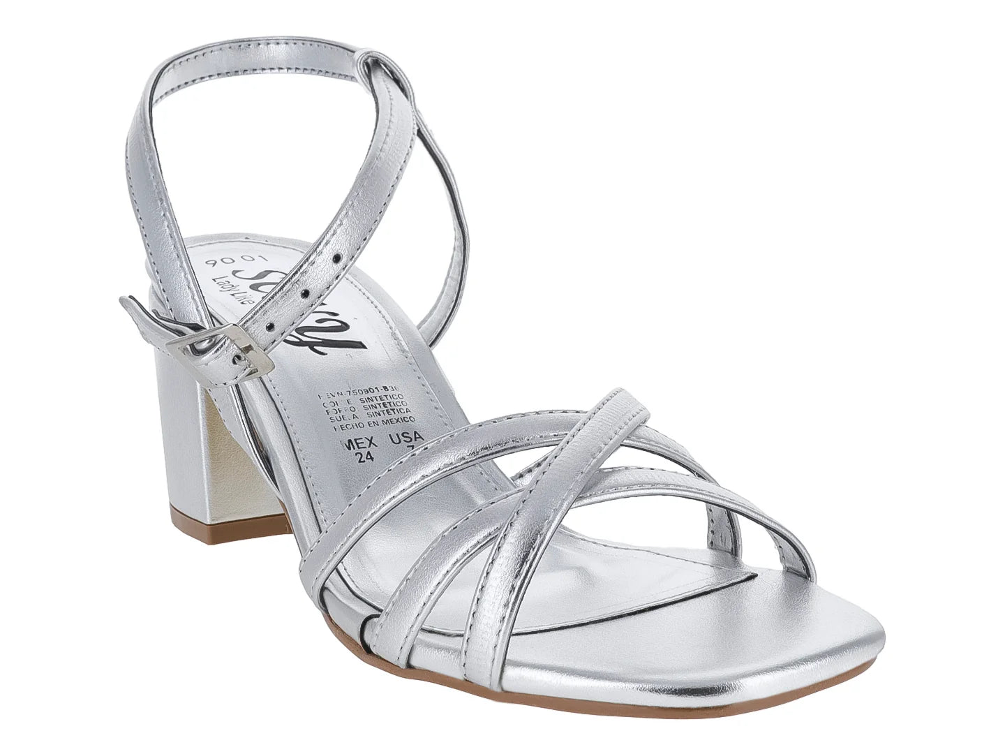 Sandalias Sony Plata para Mujer