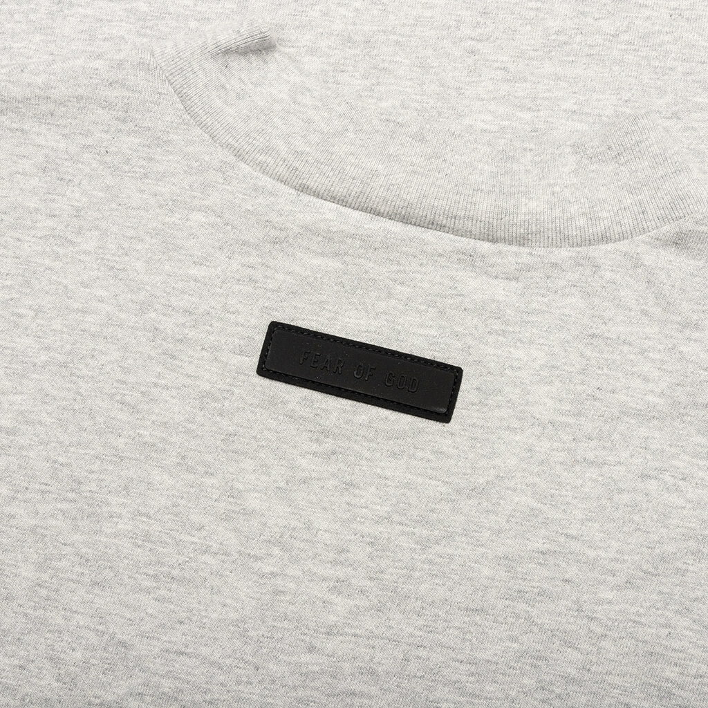 V Neck T Shirt T Shirt Light Heather Grey