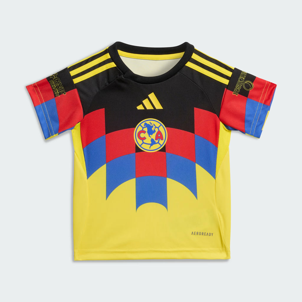 adidas Club América 25 26 Home Baby Kit Kids Yellow