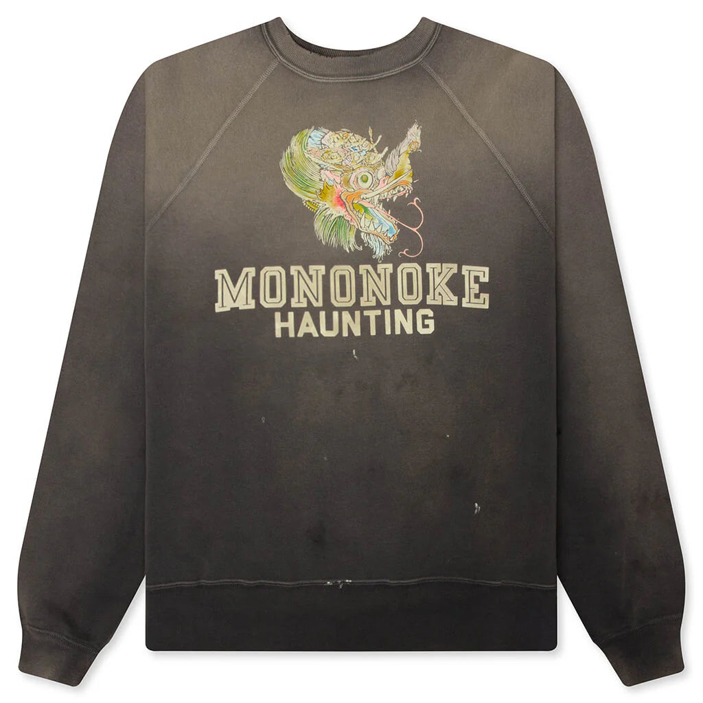 Monoke Haunting Crew Neck Sweatshirt Charcoal