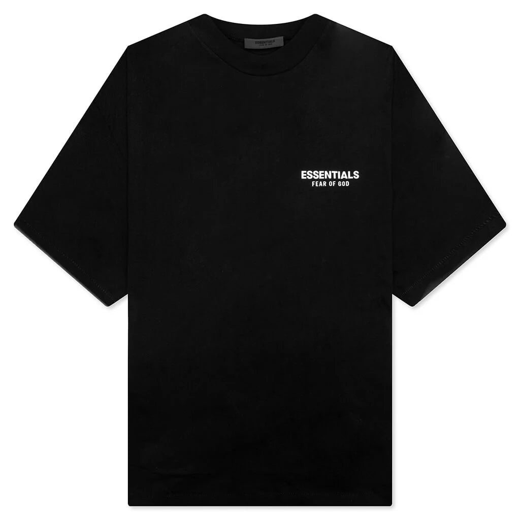 Jersey Crewneck T Shirt Black