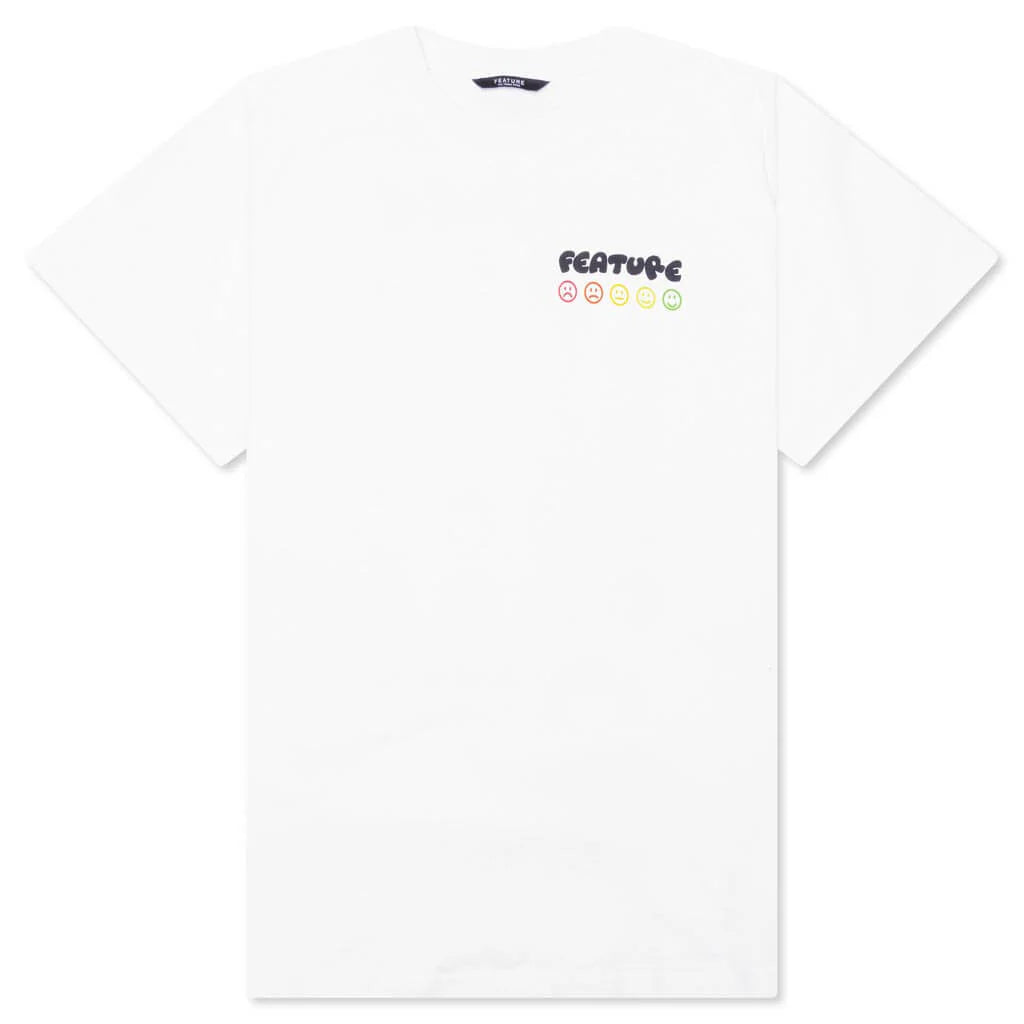 Mood Meter Tee White