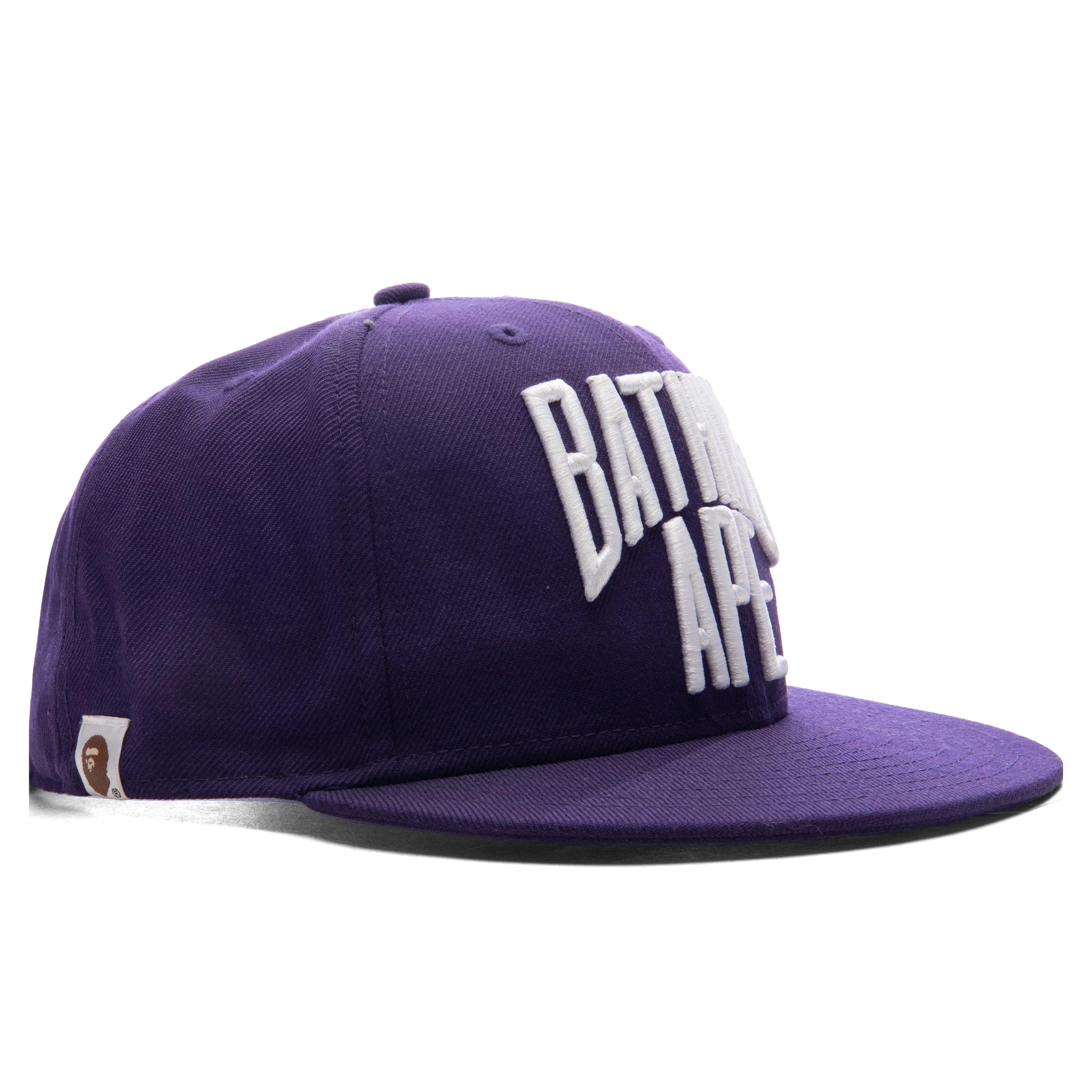 New Era x A Bathing Ape NYC Snapback Hat Purple