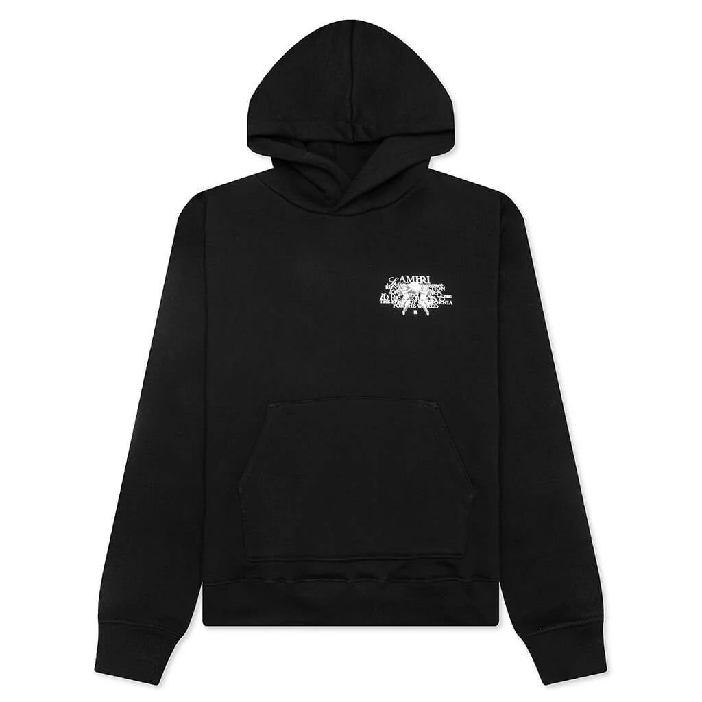 Cherub Text Hoodie Black