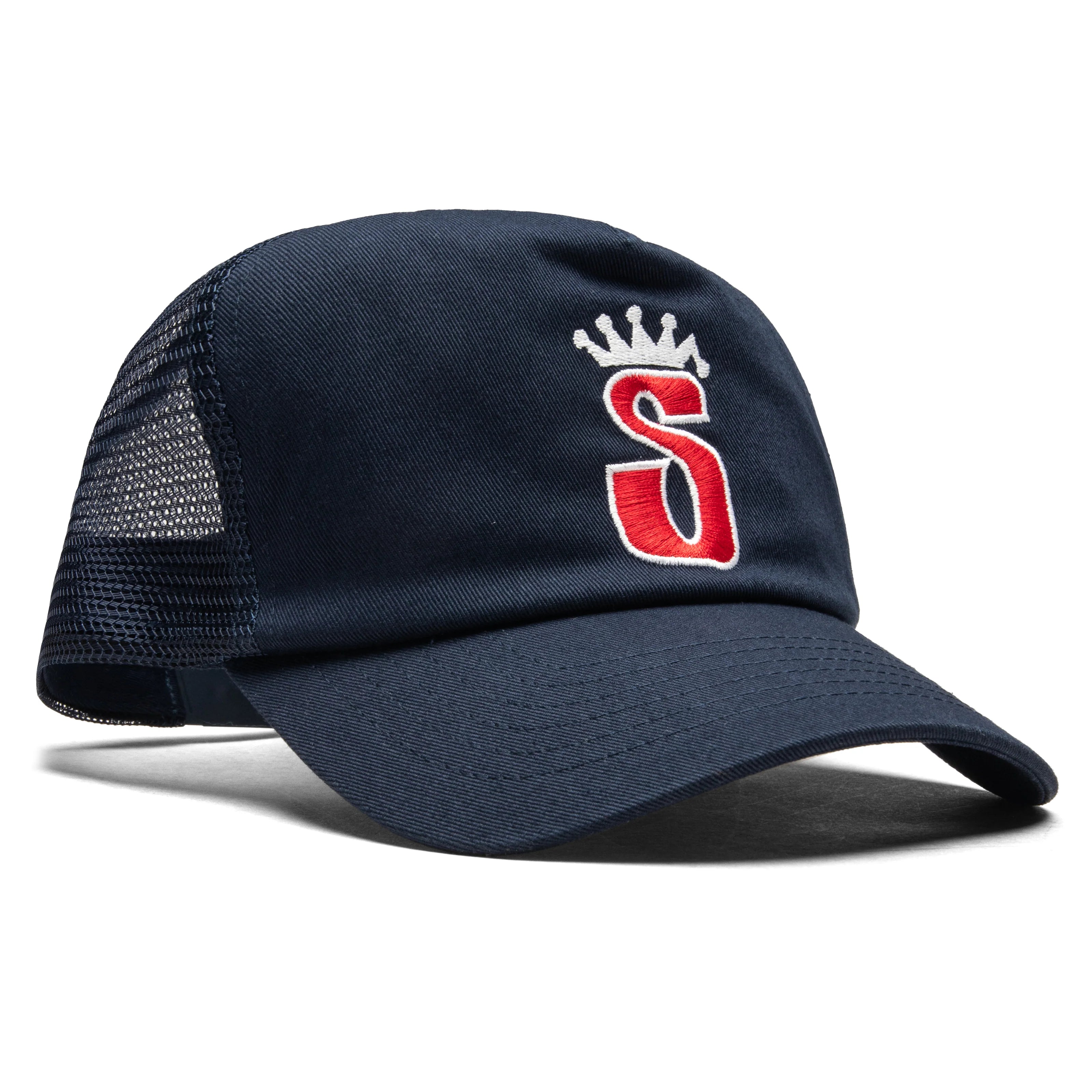 Trucker S Crown Cap Navy