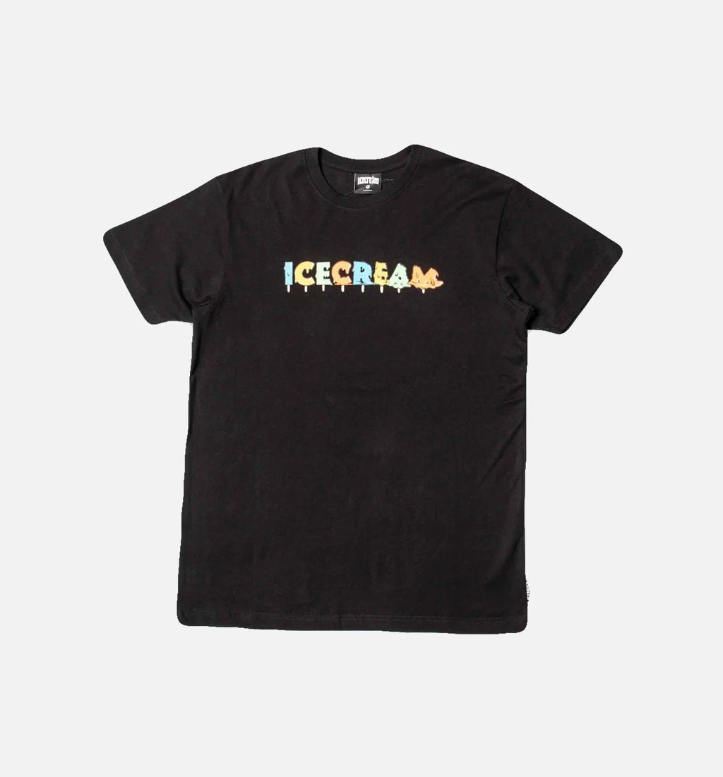Drip Mens T Shirt Black