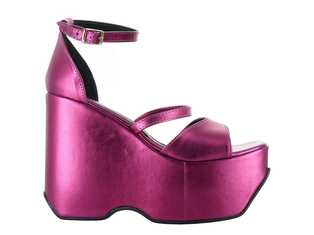 Sandalias Luna Rosa Color Bugambilia para Mujer