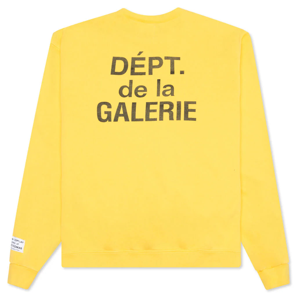 Art That Kills Rev Crewneck Yellow