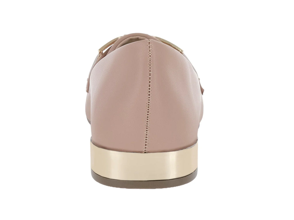 Zapatos Planos Luna Rosa Color Maquillaje para Mujer