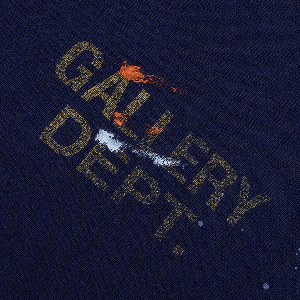 GD Paint Logo Hoodie Vintage Navy