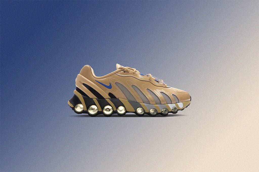 Nike x Patta Air Max Dn8 Club Gold Game Royal Metallic Silver
