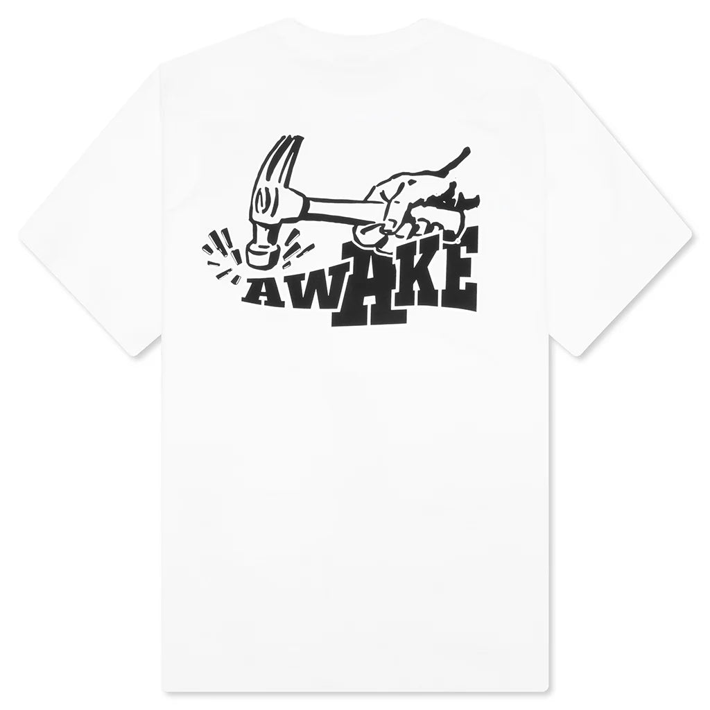 Hammer S S Tee White