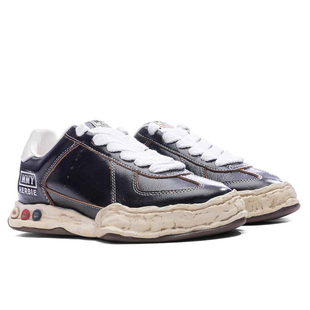 Herbie Low OG Sole Wrinkled Leather Black