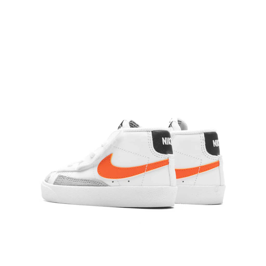 Blazer Mid 77 TD White Safety Orange Wolf Grey