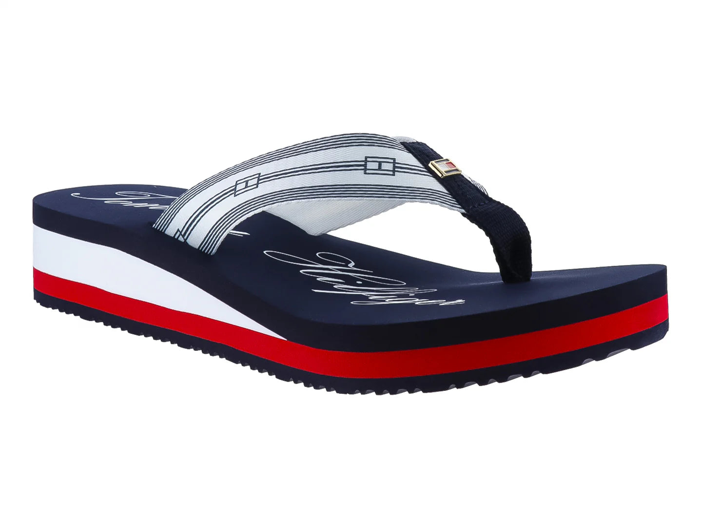 Sandalias Tommy Hilfiger Marino Blanco y Rojo para Mujer