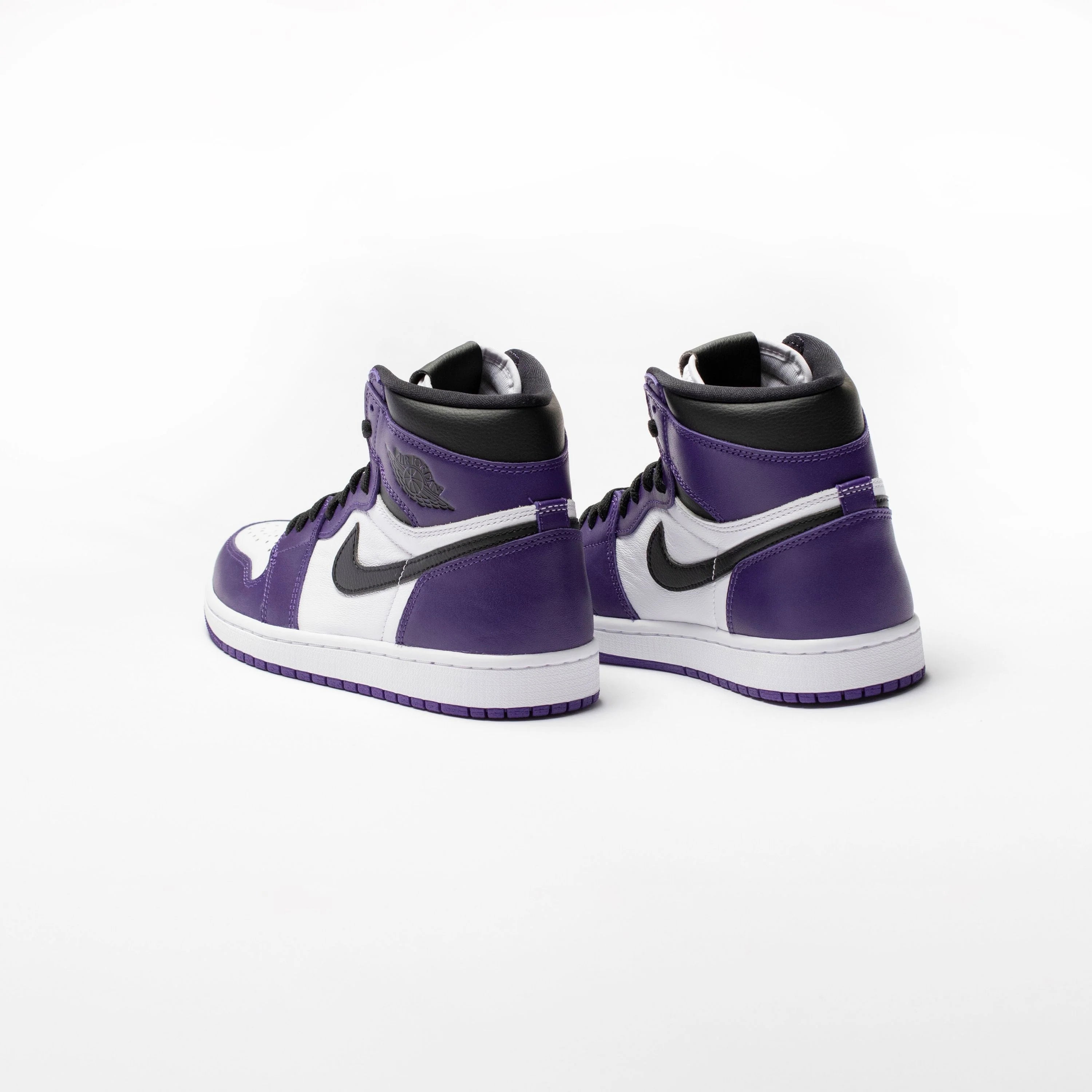 Air Jordan 1 Retro High Top OG Mens Lifestyle Shoe White Court Purple Black Limit One Per Customer