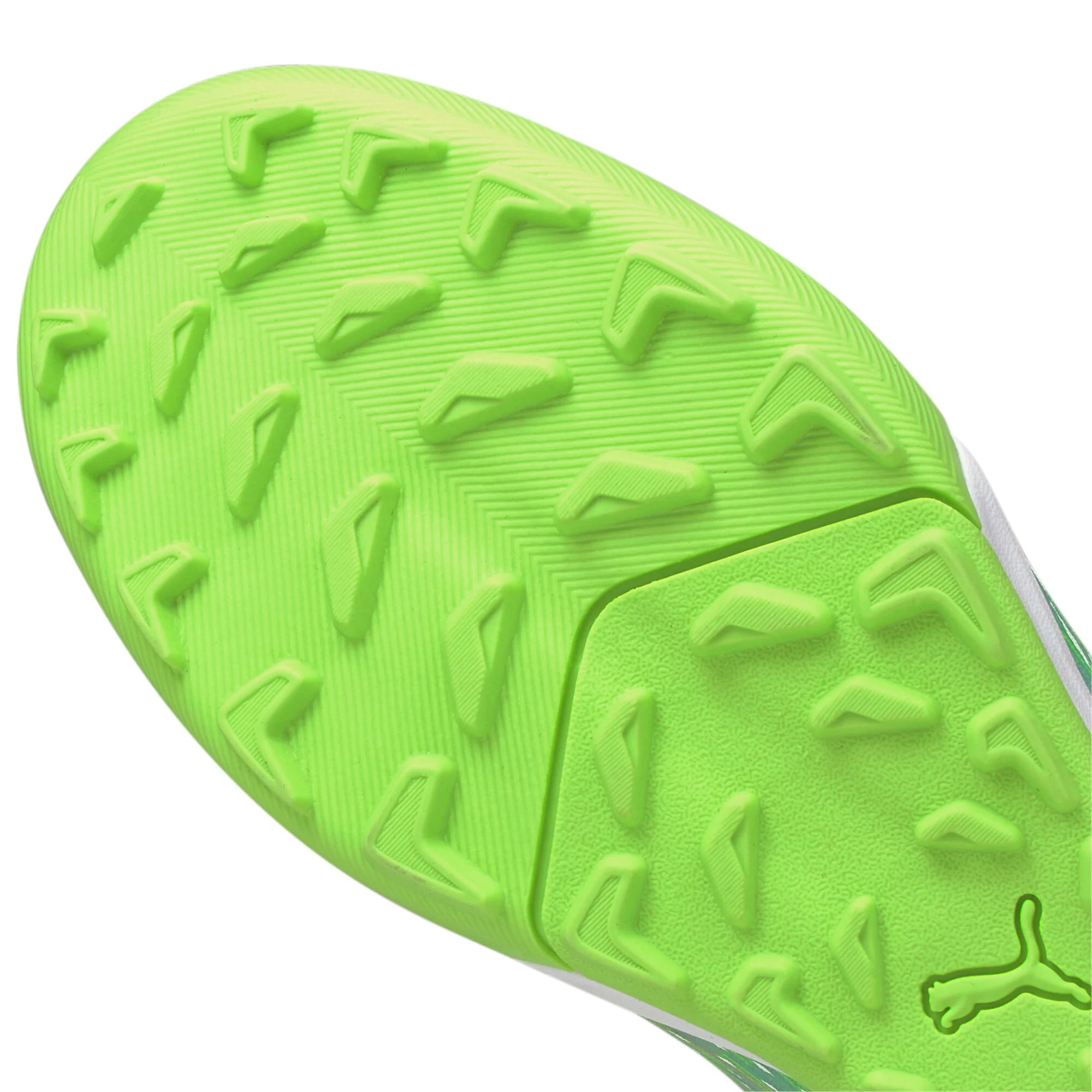 PUMA Ultra 33 TT Turf Soccer Cleats Green Glare Aqua