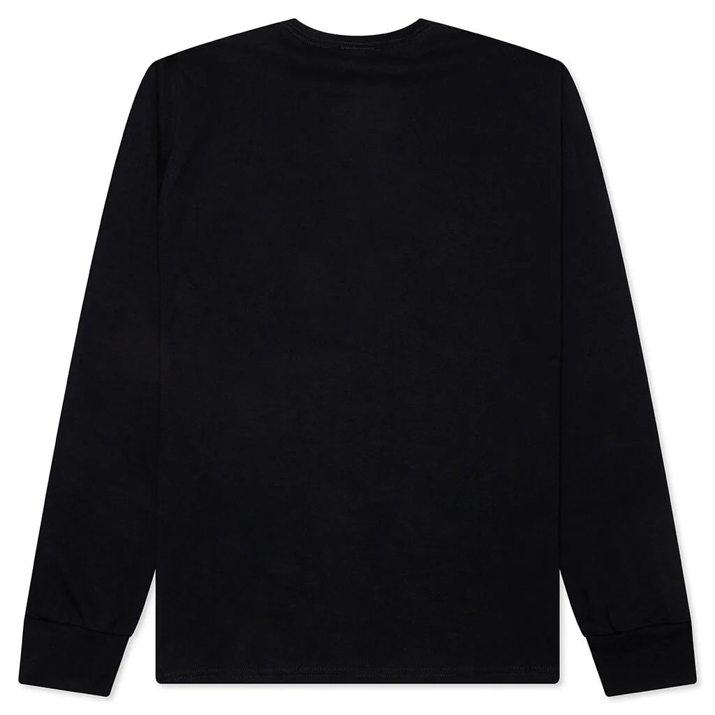 Mirror L S Tee Black