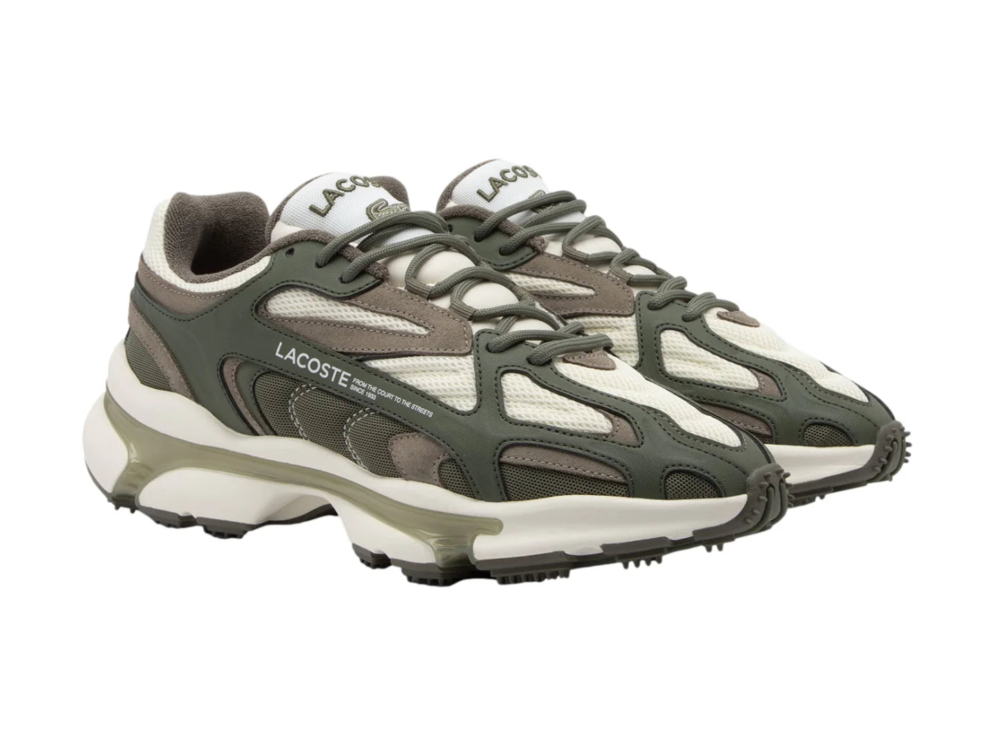 Tenis Lacoste L003 Verde Oliva para Hombre