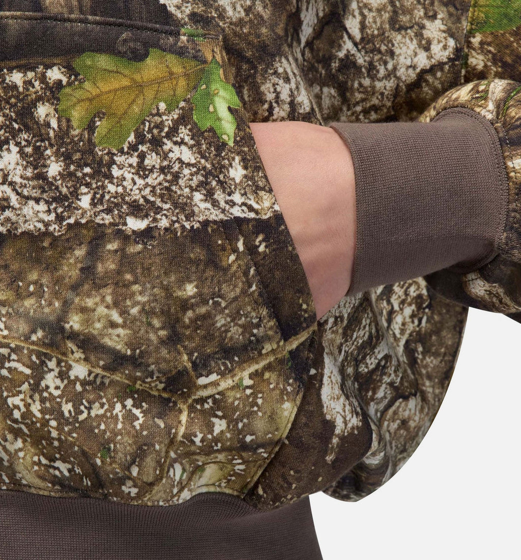 Brooklyn Fleece Realtree Mod Crop Full Zip Womens Hoodie Sail Sail