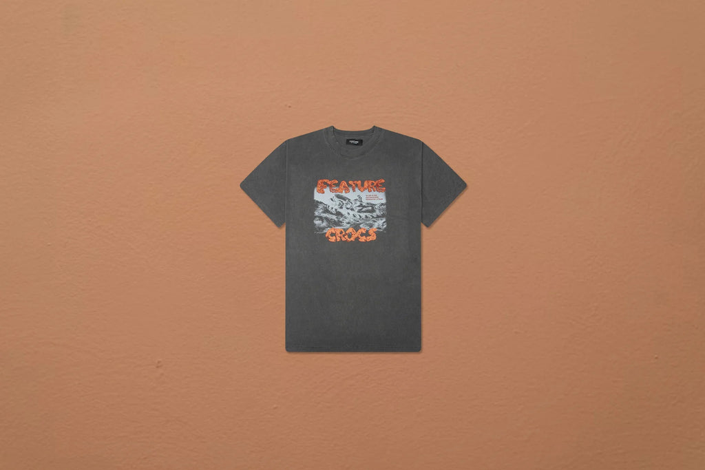 FEATURE x Crocs Valley of Crocs Tee Pigment Black