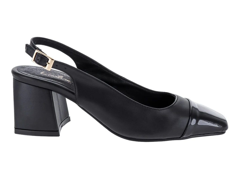 Zapatos de Tacón Clinton Charol Negro para Mujer