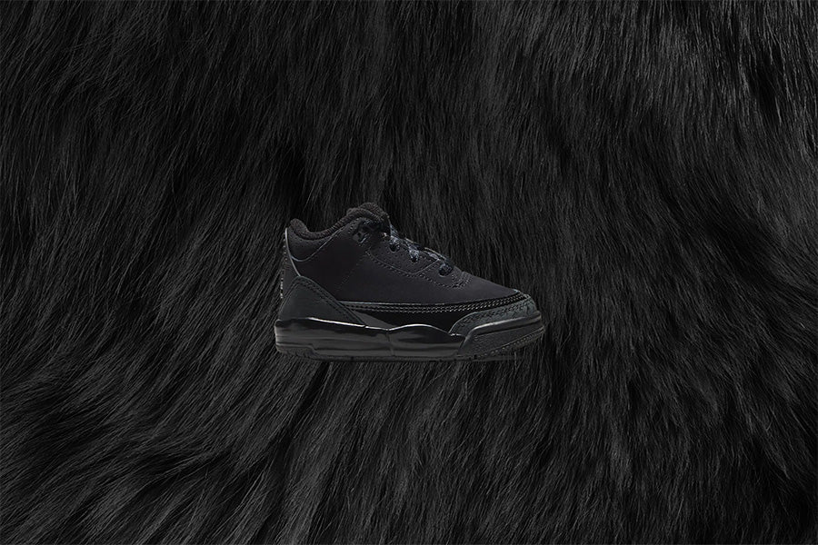 Air Jordan 3 Retro Black Cat TD Black Dark Charcoal White