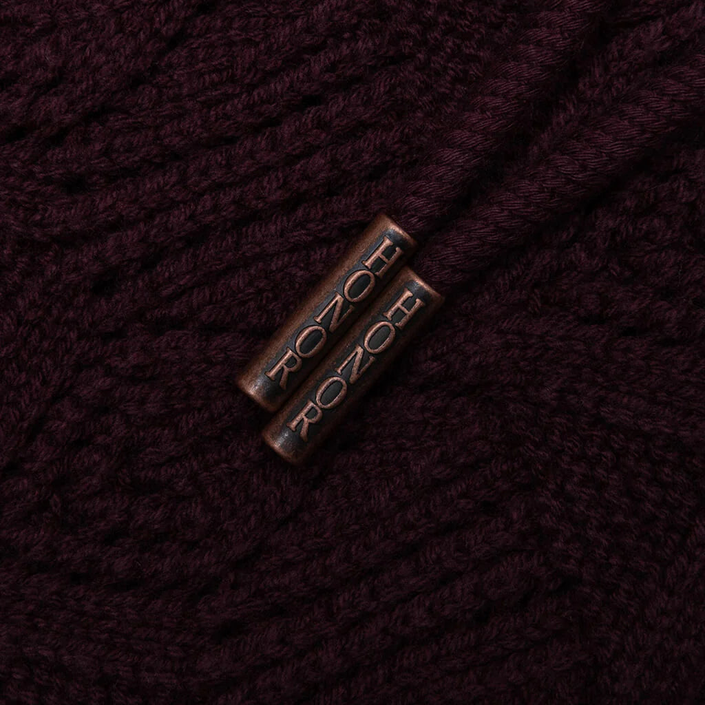 Cable Knit Pant Berry