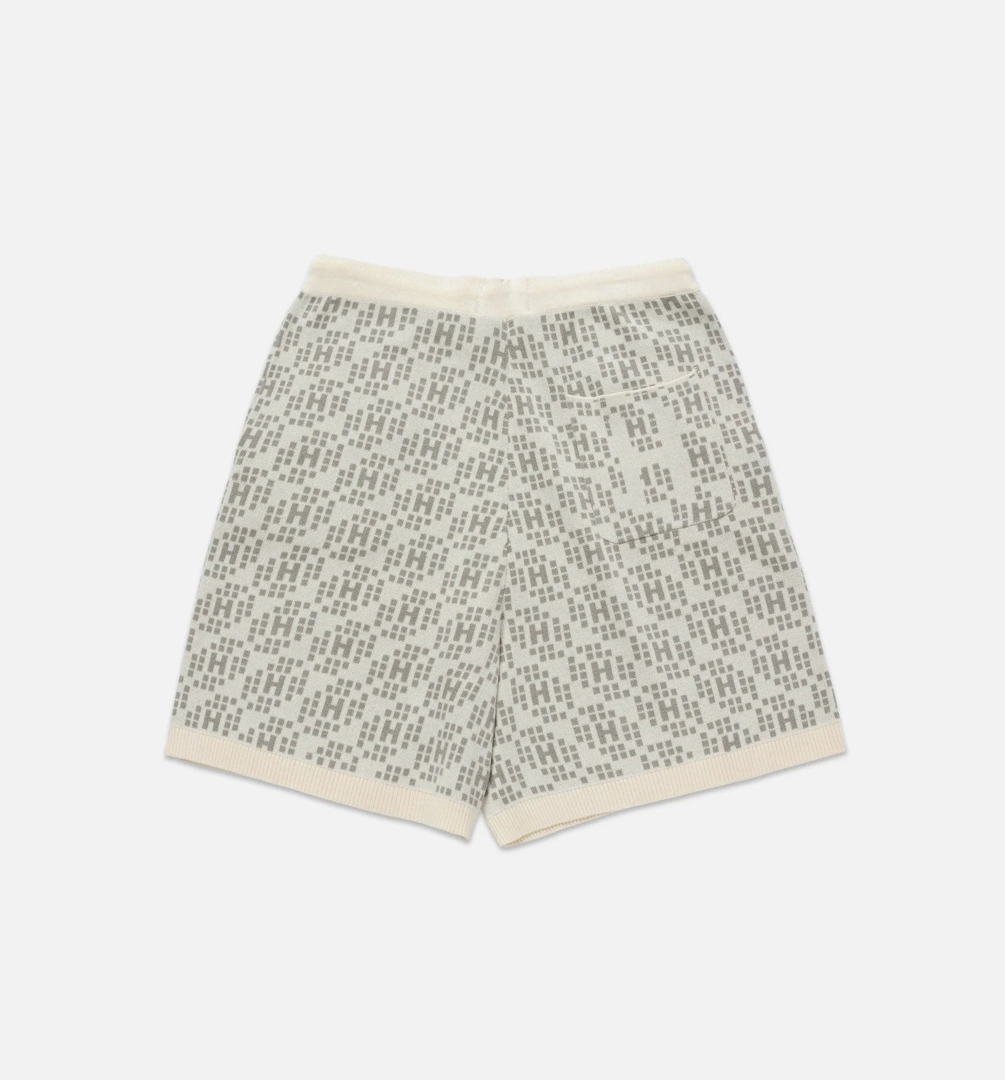 H Knit Mens Shorts Bone